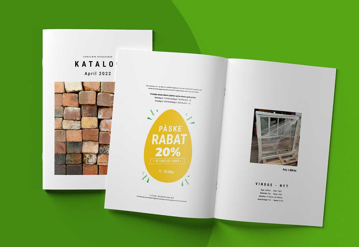 Grafisk design brochure