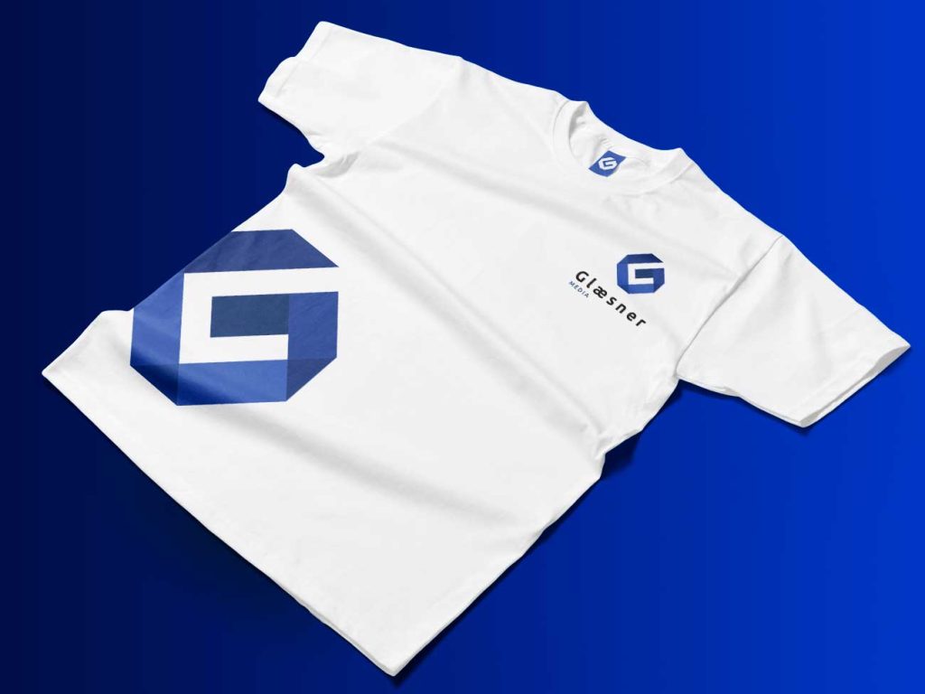 T-shirt med professionelt logo